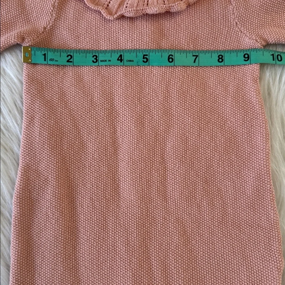 Janie & Jack Baby Ruffle Collar One-Piece Peach Pink Color Size 6-12 Months